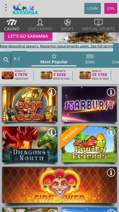 karamba online casino app|Online Casino & Sports Betting .